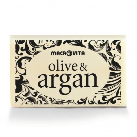 Натуральное мыло с оливковым и аргановым маслом Macrovita