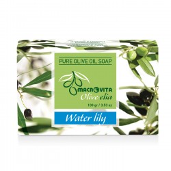 Натуральное оливковое мыло с Водяной Лилией от Macrovita Olivelia